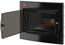 Бокс пластиковый DKC RAM base ЩРВ-П-12 (275х333х72мм) IP41 черный прозрачная дверца картинка 